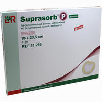 Suprasorb P Sacrum Pu- Schaumverband Selbstklebend 18x20.5cm 4 Stück