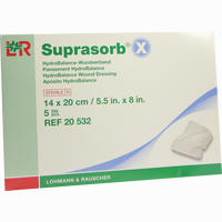 Suprasorb X Hydrobalance Wundverband 14x20cm 5 Stück