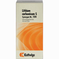 Synergon Kompl Lithium Carbonicum S Nr.104 Tabletten 100 Stück