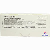 Tabacum Rh D6 Ampullen 8 x 1 ml