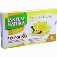 Tantum Natura Propolis mit Zitrone & Honig Aroma Lutschpastillen 15 Stück