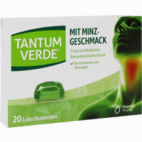 Tantum Verde 3mg Lutschtabletten Minze 20 Stück
