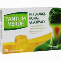 Tantum Verde 3mg mit Orange- Honiggeschmack Lutschtabletten 20 Stück