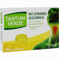 Tantum Verde 3mg mit Zitronengeschmack Lutschtabletten 20 Stück