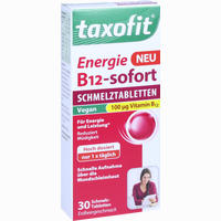 Taxofit Energie B12 - Sofort Schmelztabletten 30 Stück