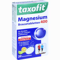 Taxofit Magnesium 400+b6+b12 Brausetabletten 20 Stück