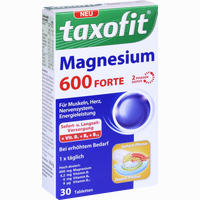 Taxofit Magnesium 600 Forte Depot Tabletten 30 Stück