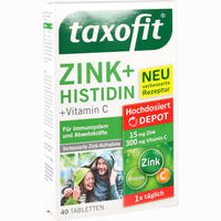 Taxofit Zink + Histidin Depot Tabletten 40 Stück