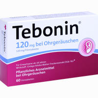 Tebonin 120 Mg bei Ohrgeräuschen Filmtabletten 60 Stück