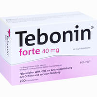 Tebonin Forte 40 Mg Filmtabletten 200 Stück