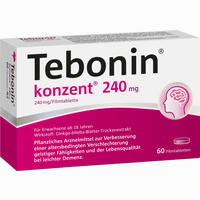 Tebonin Konzent 240mg Filmtabletten 60 Stück