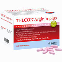 Telcor Arginin Plus Filmtabletten 240 Stück