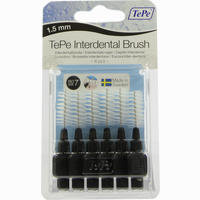 Tepe Interdentalbürste Schwarz 1.5mm Zahnbürste 6 Stück