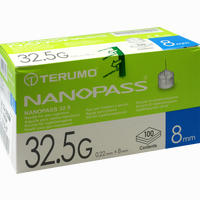 Terumo Nanopass 32.5 Pen Kanüle 0.22x8mm Kanülen 100 Stück