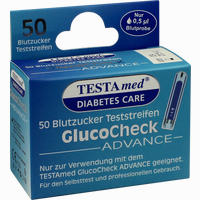 Testamed Glucocheck Advance Teststreifen 50 Stück
