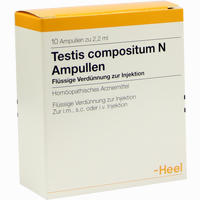 Testis Compositum N Ampullen 10 Stück