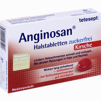 Tetesept Anginosan Kirsche Lutschtabletten zuckerfrei 20 Stück