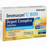 Tetesept Immusan C 800 Depot Complex Tabletten 20 Stück