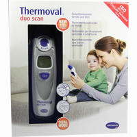 Thermoval Duo Scan Fieberthermometer für Ohr+ Stirn 1 Stück