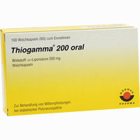 Thiogamma 200 Ora Kapseln 100 Stück
