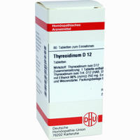 Thyreoidinum Suis D12 Tabletten 80 Stück