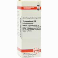 Thyreoidinum Suis D4 Dilution 20 ml