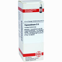 Thyreoidinum Suis D6 Dilution 20 ml