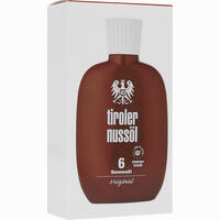 Tiroler Nussöl Original Sonnenöl Wasserfest Lsf 6 Öl 75 ml