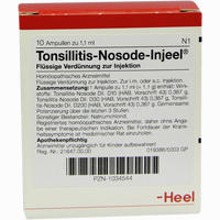 Tonsillitis- Nosode- Injeel Ampullen 10 Stück