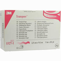 Transpore 9.10mx2.50cm Pflaster 12 Stück