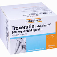 Troxerutin- Ratiopharm 300mg Weichkapseln 100 Stück