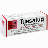 Tussafug Hustenstiller überzogene Tabletten 30 Stück