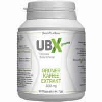 Ubx Green Grüner Kaffee Extrakt 300mg Kapseln 90 Stück