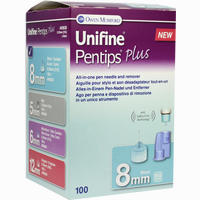 Unifine Pentips Plus 8mm 31g Kanülen 100 Stück