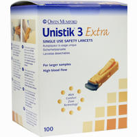 Unistik 3 Extra Lanzetten 100 Stück