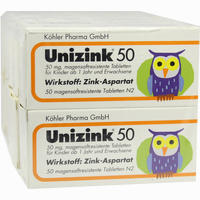 Unizink 50 Tabletten 10 x 50 Stück