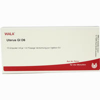 Uterus Gl D6 Ampullen 10 x 1 ml