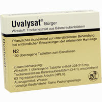 Uvalysat Bürger Dragees 100 Stück