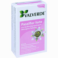 Valverde Passiflor Forte 425mg Beruhigungsdragees Tabletten 80 Stück