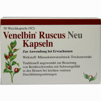Venelbin Ruscus Neu Kapseln 50 Stück