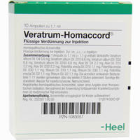 Veratrum Homaccord Ampullen 10 Stück