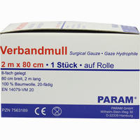 Verbandmull 2 M Gerollt 1 Packung