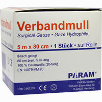 Verbandmull 5 M Gerollt 1 Packung