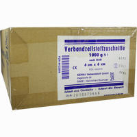 Verbandzellstoff Zuschnitte 9x9 Cm Hgbl Kerma Verbandstoff 1000 g