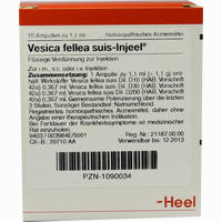 Vesica Fellea Suis- Injeel Ampullen 10 Stück