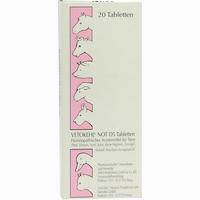 Vetokehl Not D5 Vet. Tabletten 20 Stück
