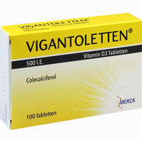 Vigantoletten 500i.e.vitamin D3 Tabletten 100 Stück