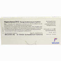 Vipera Berus D12 Ampullen 8 x 1 ml