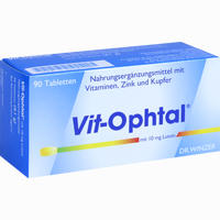 Vit- Ophtal mit 10 Mg Lutein Tabletten 90 Stück