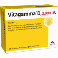 Vitagamma D3 2.000 I.e. Vitamin D3 Tabletten 50 Stück